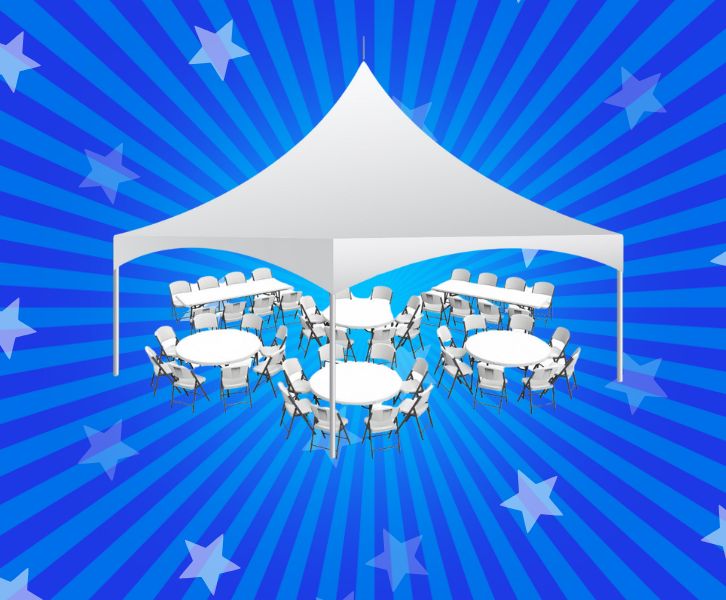 Tents, Tables, & Chairs - Bounce House Rental Company