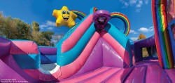 Bounce house combo unicorn2 1750163739 Unicorn Bounce and Slide Combo