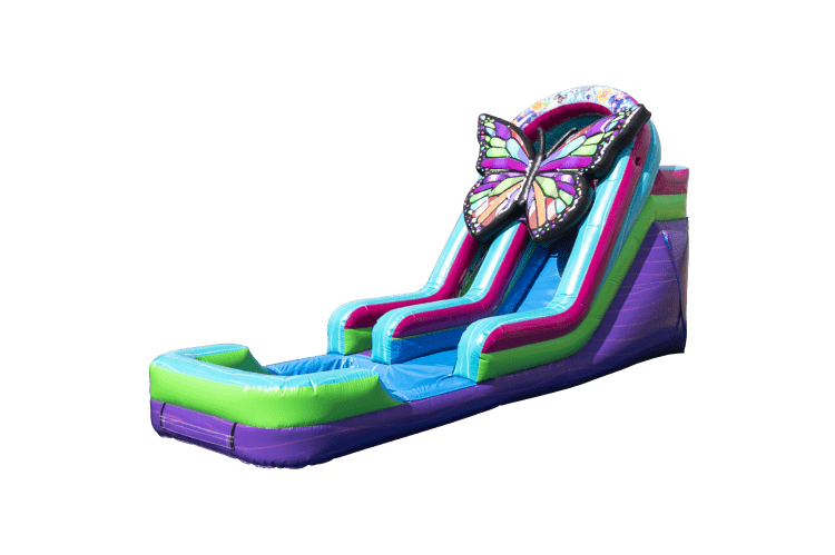 15' 3-D Butterfly Water Slide