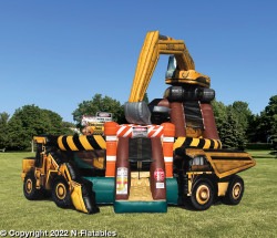 Construction Zone XL Bounce & Slide Combo