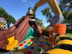 Construction Zone OL5 1750098888 Construction Zone XL Bounce & Slide Combo