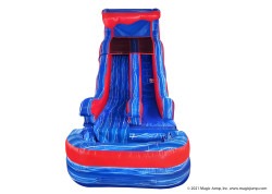 rocking rapids inflatable water slide 2 1750175279 15' Rockin' Rapids Water Slide