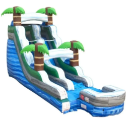 15' Tropical Marble Water Slide