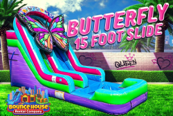 15' 3-D Butterfly Water Slide