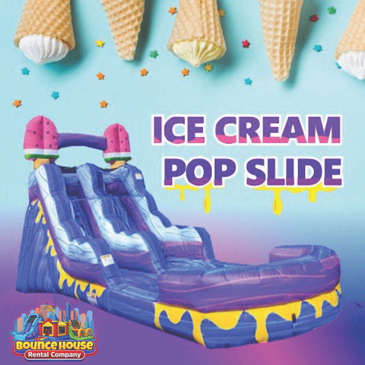 15' Ice Cream Pop Water Slide