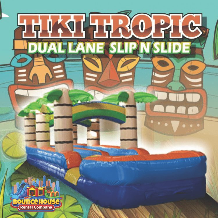 33' Tiki Tropic Dual lane Slip N Slide